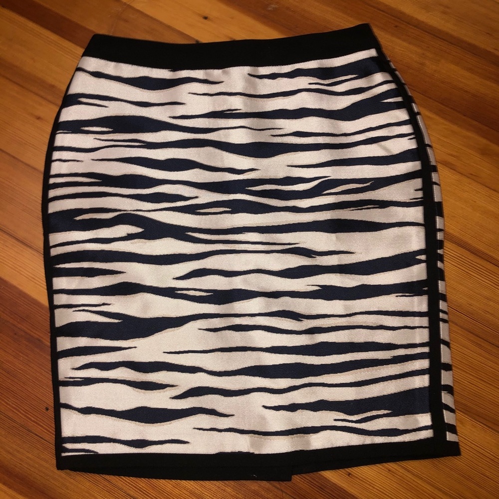 Ann Taylor Zebra Pencil Skirt